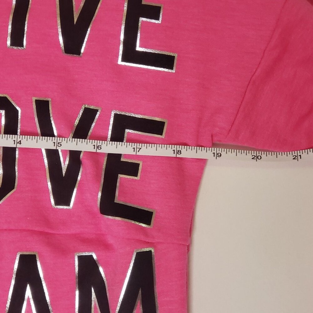 Aeropostale Live Love Dream Sweatshirt Womens Size XS Pink Hoodie Athleisure Y2K - Picture 5 of 14